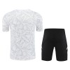 Officiële Voetbalshirt + Korte Broek Real Madrid Pre-Match 2024-25 Witte - Kids